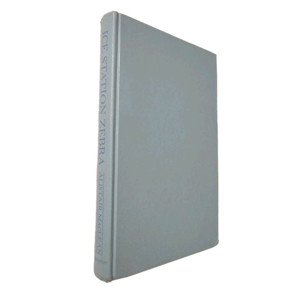 Ice Station Zebra Alistair MacLean 1963 Hardcover Book Navy Fiction Story Vtg
